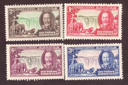 1935 - KGV  SILVER JUBILEE Southern Rhodesia MNH