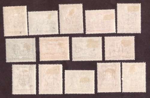 NEWFOUNDLAND 1933 full set Scott 212-225.