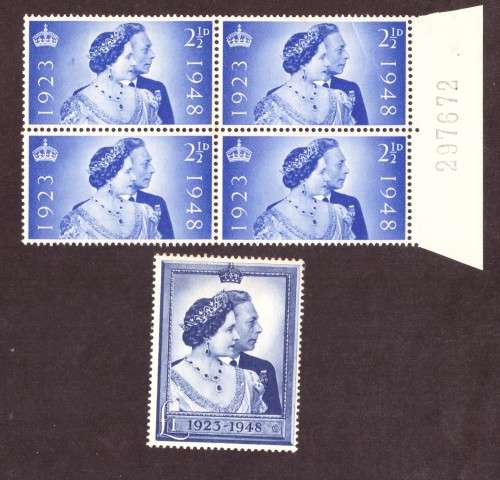 George VI GB  Royal Silver Wedding 1pound a little toned