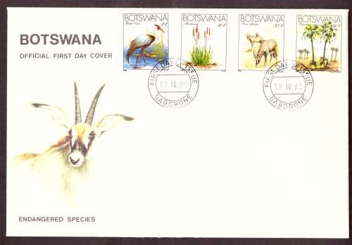 Botswana .1983 SG 541-544 Margin stamps MNH , Used and FDC
