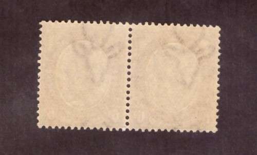 1920 - union GEORGE V 6d    pair SACC 10  MNH varieti missingZ