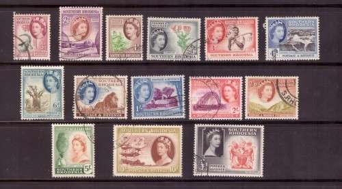 Southern Rhodesia 1953  Definitive issue.Used