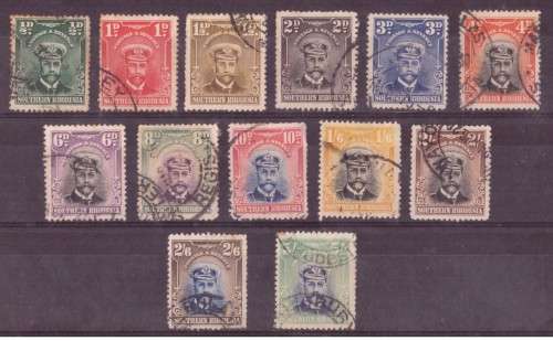Southern Rhodesia 1924  Definitive issue King GeorgV.Full set.Used.