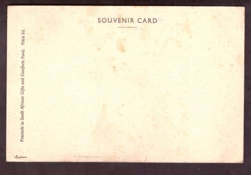 UNION 0f South Africa . Jan Smuts and wife Isie on Souvenir Card. [Toned]