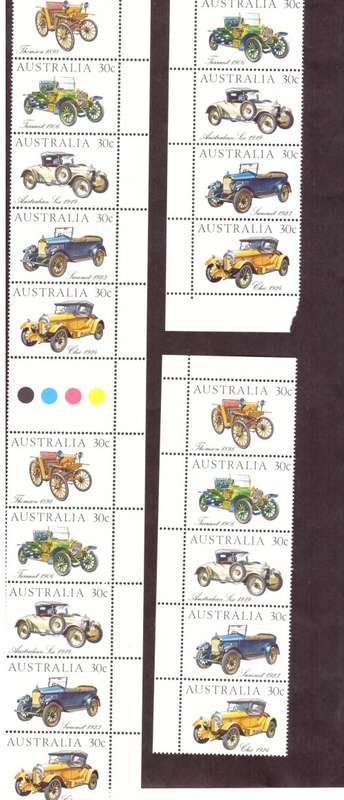 Australia .Scott cat. 892. 1984 issue.  MNH. in strips