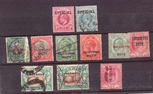 UNION 0f South Africa .Mixt Offisials and Raveniu stamps and mixt condition.