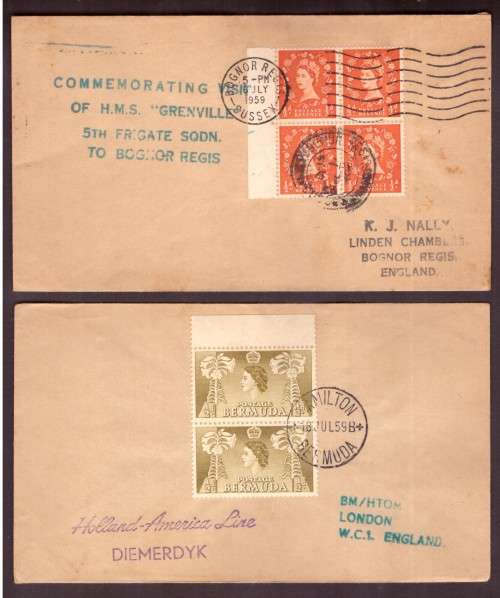 Ships, Boats Wordwide Philatelic Covers. Commonword.