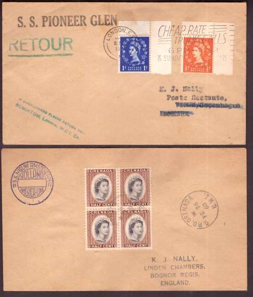 Ships, Boats Wordwide Philatelic Covers. Commonword.