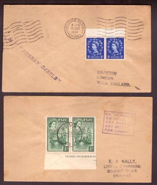 Ships, Boats Wordwide Philatelic Covers. Commonword.