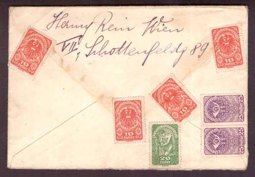 Austria . Nice Cover 1920s from Wien to Potschefstroom . S.A.