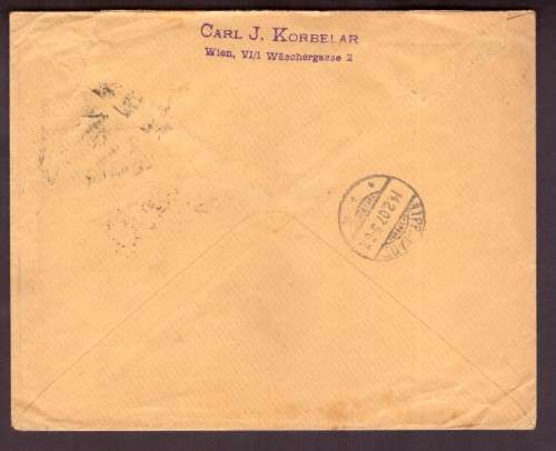 Austria . Nice Covers 1908 and 1906   from Wien to Lippstadt  Germany.
