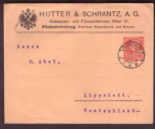 Austria . Nice Covers 1907 and 1910 from Wien to Lippstadt  Germany.