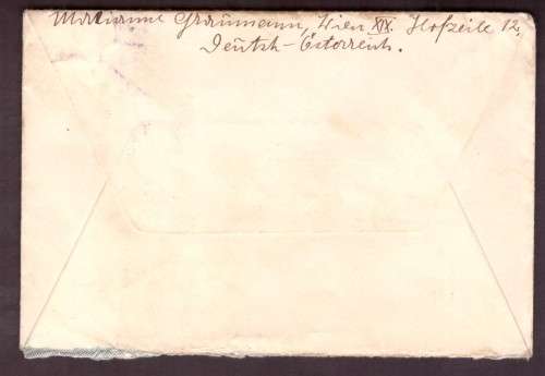 Austria . Nice Cover 1920s from Wien toJohanersberg . S.A.