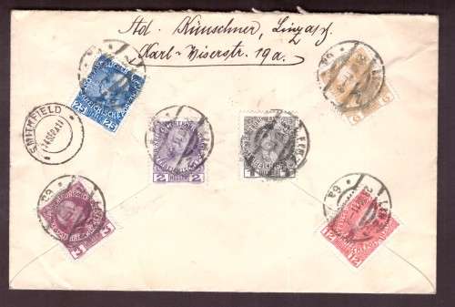 Austria . Nice Registred Cover 1911 from  Linz to  Smithfield S.A.