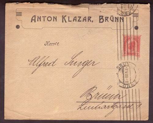 Austria . Nice Cover 1908 from BRUNN.??