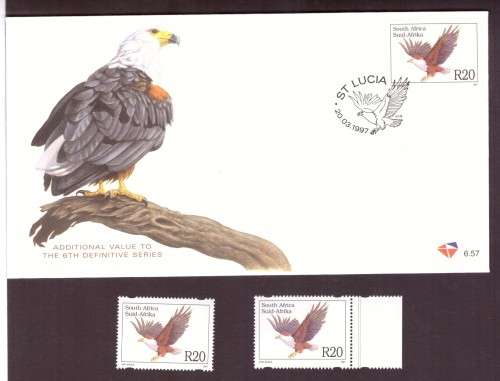South Africa 1997  Issue  R20 Fish Eagle.