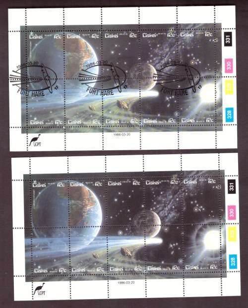 South Africa CISKEI 1986 issue .FDC and mini sheets.