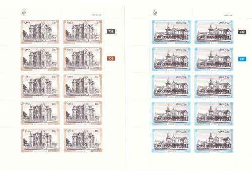 South West Africa 1984 issue mini sheets ,Mint and used.
