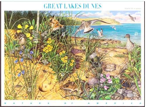USA 2008 Scott # 4352. Greate Laces Dunes. pane of 10 .MNH.