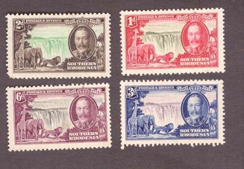 Southern Rhodesia 1935 Jubilee    issue King GeorgV. MNH