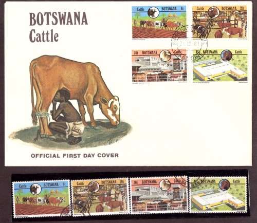 Botswana .1981  SG 499-502. Corner blocks  set , corner singels  set,  complit set all MNH.