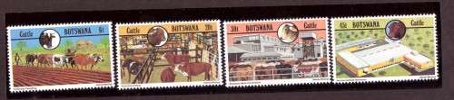 Botswana .1981  SG 499-502. Corner blocks  set , corner singels  set,  complit set all MNH.