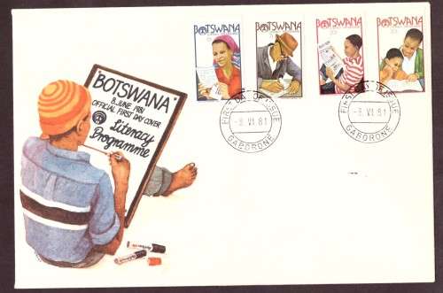 Botswana .1981  SG 489-492 Control blocks  set , cover.