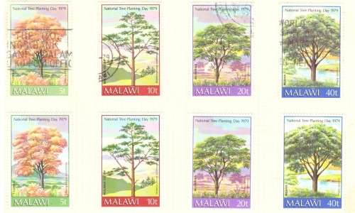 Malawi Scott #342-345 .Full set  MH and used. 1979