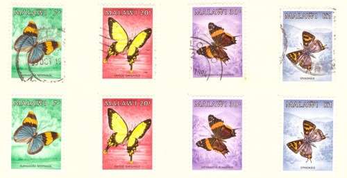 Malawi Scott #450-453 .Full set  MH and used. 1984