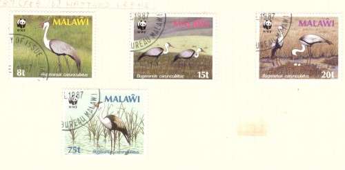Malawi .Scot # 494-497. Full set used. 1987