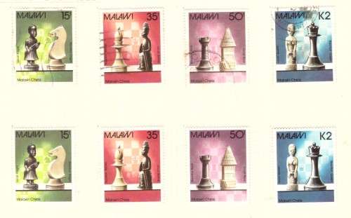 Malawi Scott #510-513 .Full set  MH and used. 1988