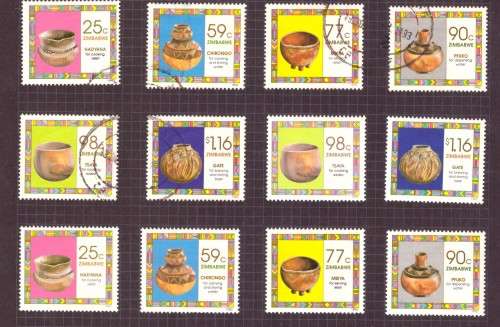 Zimbabwe Scott #686-691 .Full set  MH and used. 1993