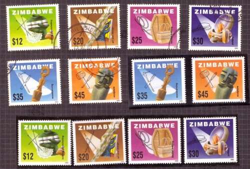 Zimbabwe Scott #903-908 .Full set  MNH and used.2002