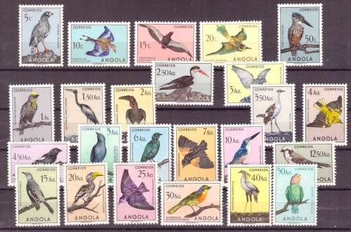 Angola 1951 Scott #333-356. MH.