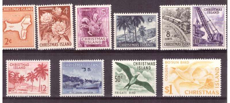 Christmas Island SG # 11-20. MNH