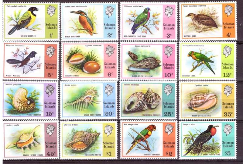 Solomon Islands Scott #316-331.Full set  MNH  1996