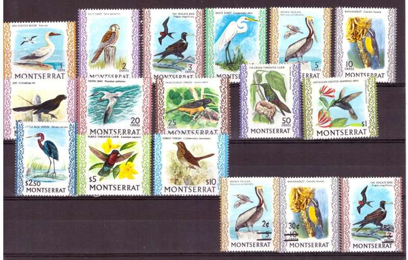 Montserrat Scott #231-243.Full set  MNH  1970-74