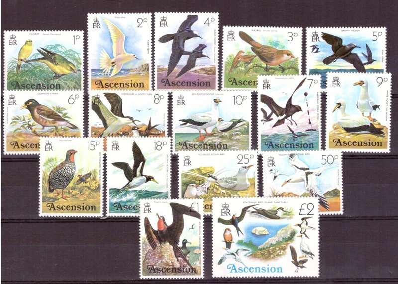 Ascension.  Scott #196-211.Full set  MNH  1976