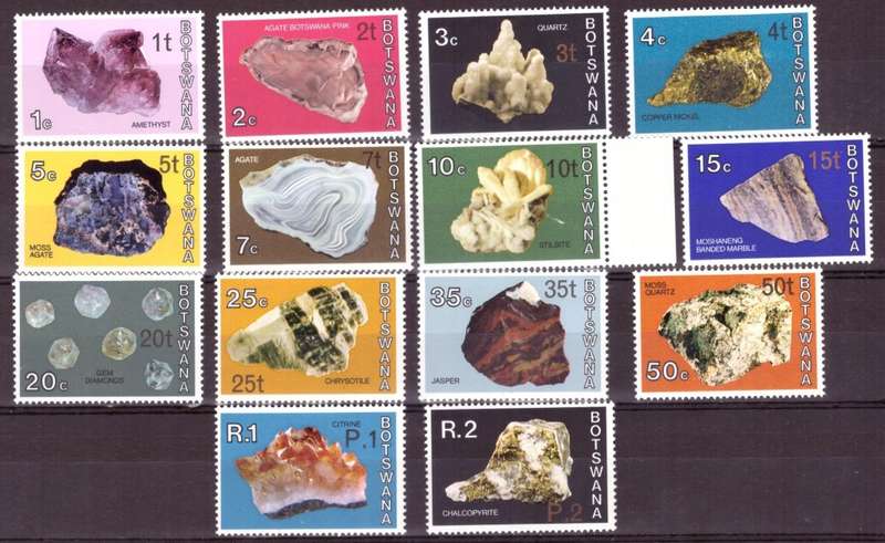 Botswana .1976  Scott#155-188. MNH set and 2 covers.