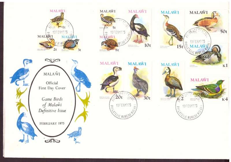 Malawi 1975 .Full set  on covers.