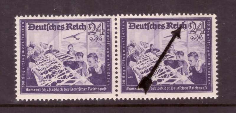 Germany.  1944 issue Michel VARIETI #893-V. MNH.