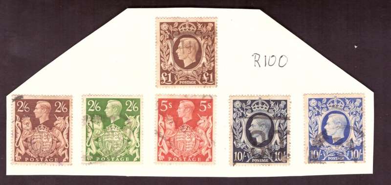 GB1939  George VI. Set used.