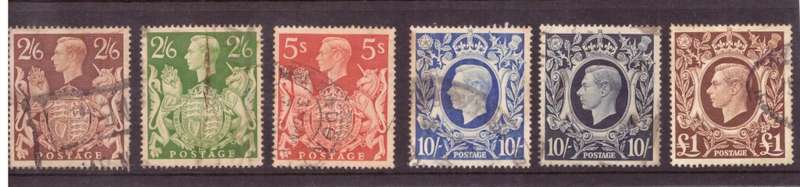 GB1939  George VI. Set used.