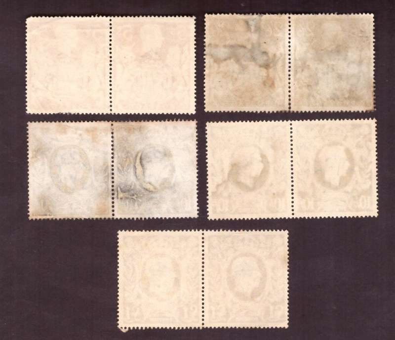 GB 1939  George VI. Pairs used.