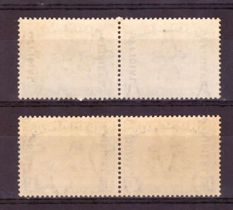 1930-47  UNION  of South Africa. OFFICIAL SACC#17-19mm inv wmk.#18-21mm Shift oveprint.  MNH