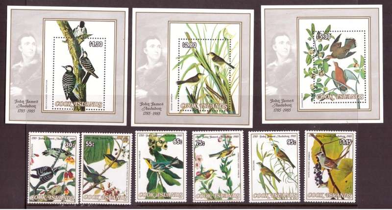 Cook Island 1985 issue. Scott #849-857 MNH.