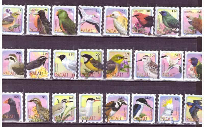Palau  stamps issue 2002. Scott# 648-669, MNH.