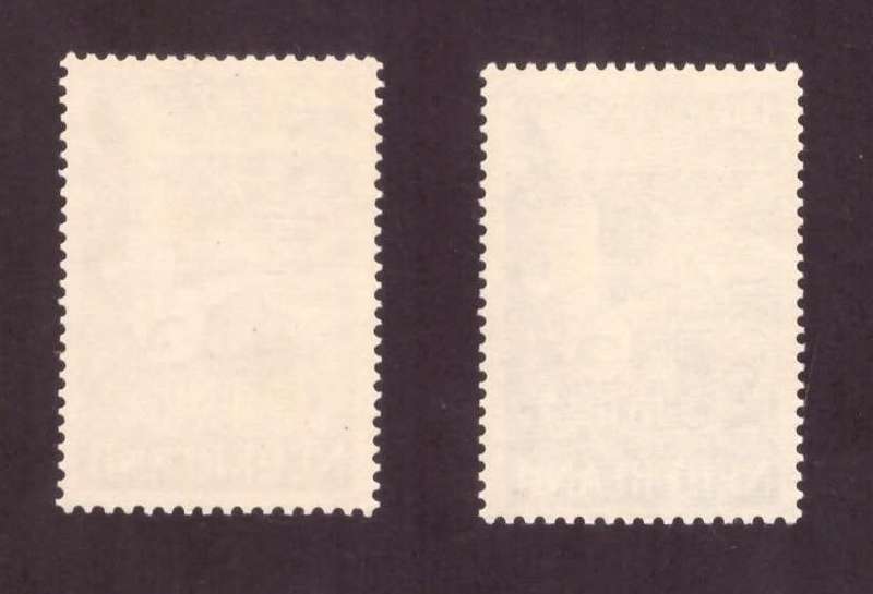 Nederland  1951 issue, airmal stamps. Scott #C13-C14 . MNH Very Rare.