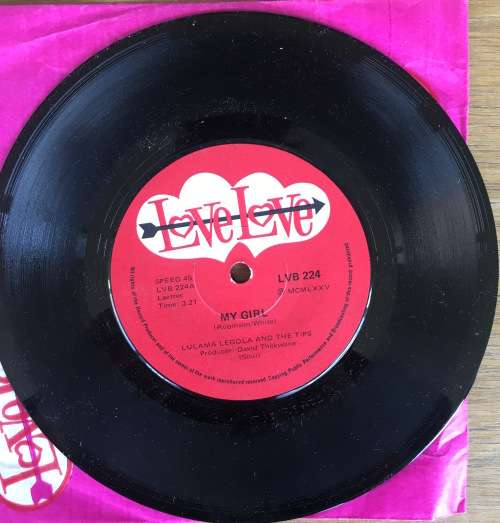Llama Legola and The Tips - My Girl South African Soul 7" Single