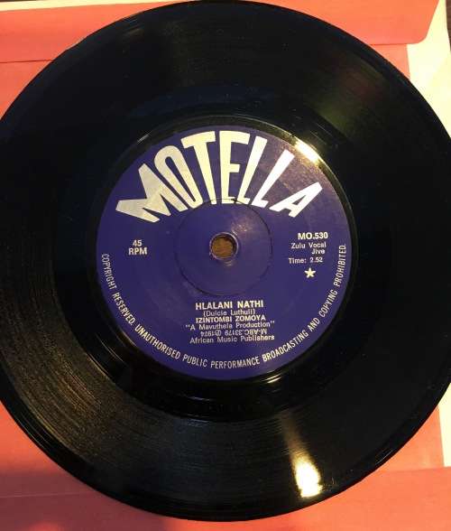 Izintombi Nathi - Hlalani Nathi South African Soul 7" Single